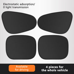 SEAMETAL Electrostatic Sun Visor for Car Side Window 4-Layer Sun Shade Curtains Anti-Glare UV-Blocker Auto Sun Protection Cover SEAMETAL Electrostatic Sun Visor for Car Side Window 4-Layer Sun Shade Curtains Anti-Glare UV-Blocker Auto Sun Protection Cover