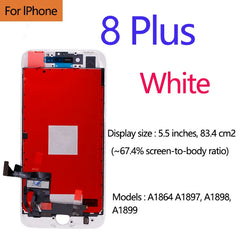 شاشة LCD عالية الجودة AAA+++ لهاتف iPhone 5 5s 5c 6 7 شاشة تعمل باللمس لهاتف 6s 7 8 Plus SE 100% جديدة تمامًا ومحول رقمي LCD مقوى + هدايا شاشة LCD عالية الجودة AAA+++ لهاتف iPhone 5 5s 5c 6 7 شاشة تعمل باللمس لهاتف 6s 7 8 Plus SE 100% جديدة تمامًا ومحول رقمي LCD مقوى + هدايا