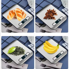 Digital Kitchen Scale LED Display 5kg/1g Stainless Steel Panel Electronic Scales Home Jewelry Food Snacks Weighing Baking Tools Digital Kitchen Scale LED Display 5kg/1g Stainless Steel Panel Electronic Scales Home Jewelry Food Snacks Weighing Baking Tools