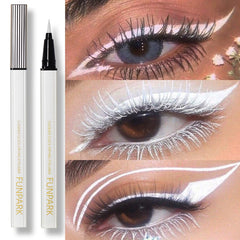 1PC Matte Liquid Eyeliner Waterproof Long Lasting Eye Pencil White Eye Liner Lying Silkworm Pen Makeup For Eyes Wonmen Cosmetic 1PC Matte Liquid Eyeliner Waterproof Long Lasting Eye Pencil White Eye Liner Lying Silkworm Pen Makeup For Eyes Wonmen Cosmetic