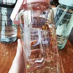 2L Water Bottle Portable Straw Plastic Water Cup for Outdoor Sports Fitness Adult High Value Big Fat Cup with Time Marker 2L Water Bottle Portable Straw Plastic Water Cup for Outdoor Sports Fitness Adult High Value Big Fat Cup with Time Marker