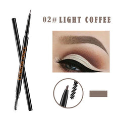 1.5mm fine eyebrow pencil with double head automatic rotation, one line eyebrow pencil waterproof and makeup free makeup pen 1.5mm fine eyebrow pencil with double head automatic rotation, one line eyebrow pencil waterproof and makeup free makeup pen