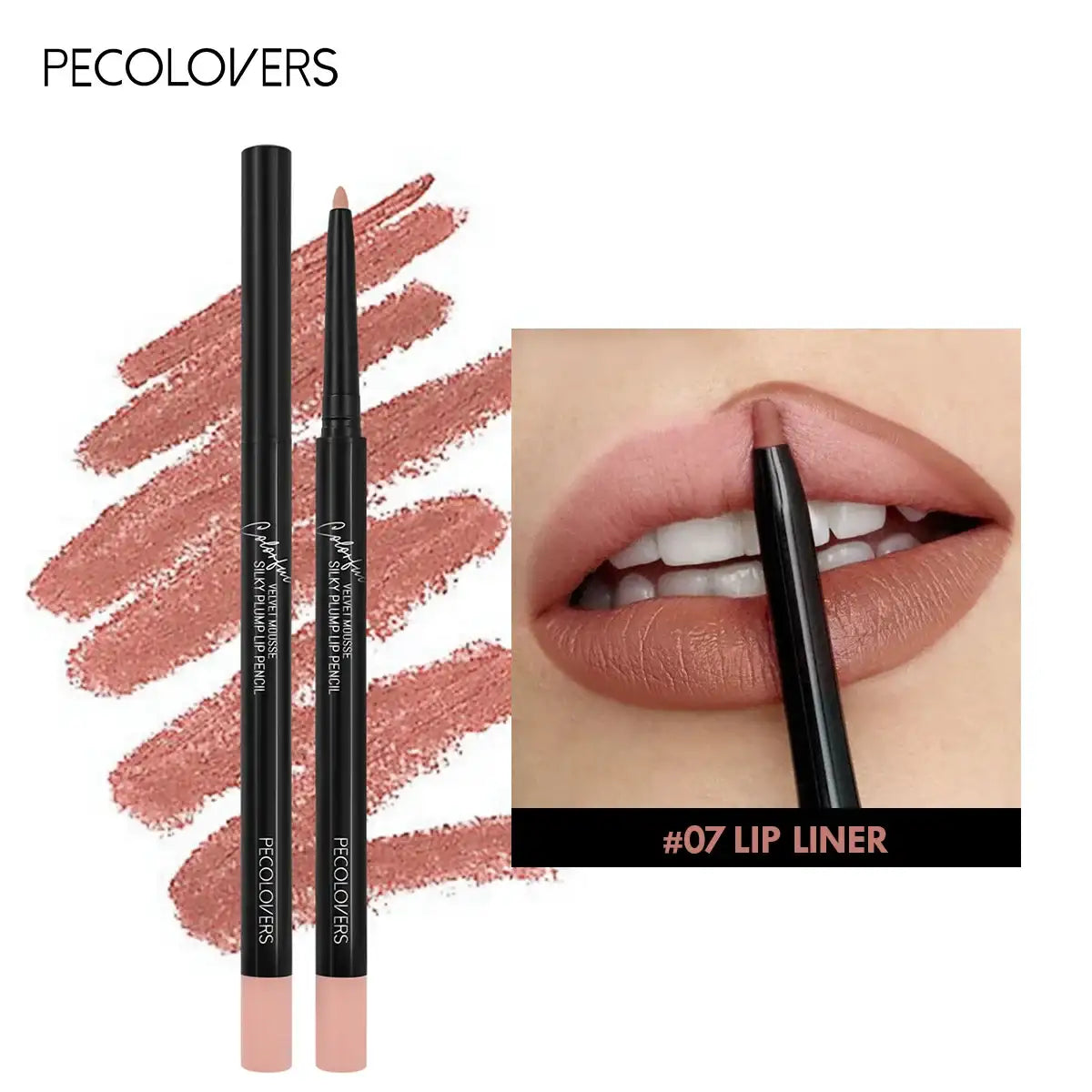 Waterproof Matte Lipliner Pencil Red Contour Tint Lipstick Long Lasting Non-stick Cup Moisturising Lips Makeup 12 Colors Waterproof Matte Lipliner Pencil Red Contour Tint Lipstick Long Lasting Non-stick Cup Moisturising Lips Makeup 12 Colors