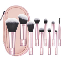 10 color Mini makeup brush Travel portable Makeup Tool Makeup Puff - Palm Brush Professional Makeup tool set Christmas gift 10 color Mini makeup brush Travel portable Makeup Tool Makeup Puff - Palm Brush Professional Makeup tool set Christmas gift