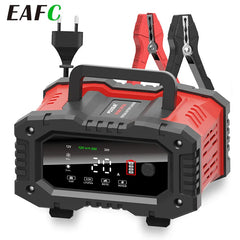12v/24v Fully Automatic Battery Charger 7-segment Smart Car Battery Charger Pulse Repair for Agm Gel Wet Lead Acid Charging 12v/24v Fully Automatic Battery Charger 7-segment Smart Car Battery Charger Pulse Repair for Agm Gel Wet Lead Acid Charging