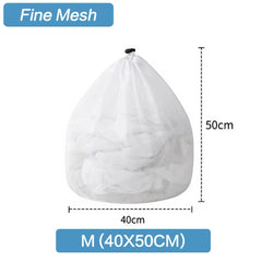 1PC Mesh Laundry Bag - Machine Washable Drawstring Design Travel Wash Bag for Blouses, Hosiery, Stockings, and Underwear 1PC Mesh Laundry Bag - Machine Washable Drawstring Design Travel Wash Bag for Blouses, Hosiery, Stockings, and Underwear