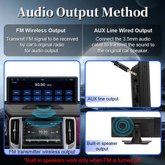 10.26"  Car Mirror Radio Multimedia Video Player Universal Wireless Carplay Android Auto Screen With Bluetooth AUX USB 10.26"  Car Mirror Radio Multimedia Video Player Universal Wireless Carplay Android Auto Screen With Bluetooth AUX USB