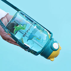 1PC Kids Water Sippy Cup Kids Water Bottle with Straw and Handle Portable Drinking Bottle Cup Children 1PC Kids Water Sippy Cup Kids Water Bottle with Straw and Handle Portable Drinking Bottle Cup Children