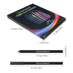 12 Colors Set Glitter & Shimmer Eyeliner Stick Pack - Long-Wearing Blue Tone Eyeliner Pencil with Smooth Application - Versatile 12 Colors Set Glitter & Shimmer Eyeliner Stick Pack - Long-Wearing Blue Tone Eyeliner Pencil with Smooth Application - Versatile