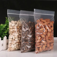 300/100PCS Transparent Zip Bags Food Jewelry Vacuum Storage Bag Plastic Thicken Reclosable Poly Bag Kitchen Organization Package 300/100PCS Transparent Zip Bags Food Jewelry Vacuum Storage Bag Plastic Thicken Reclosable Poly Bag Kitchen Organization Package