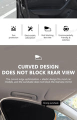 SEAMETAL Electrostatic Sun Visor for Car Side Window 4-Layer Sun Shade Curtains Anti-Glare UV-Blocker Auto Sun Protection Cover SEAMETAL Electrostatic Sun Visor for Car Side Window 4-Layer Sun Shade Curtains Anti-Glare UV-Blocker Auto Sun Protection Cover