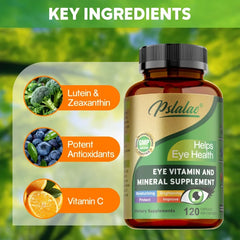 فيتامينات العين باللوتين - تخفيف إجهاد العين والجفاف والبقع الصفراء وتحسين صحة البصر فيتامينات العين باللوتين - تخفيف إجهاد العين والجفاف والبقع الصفراء وتحسين صحة البصر