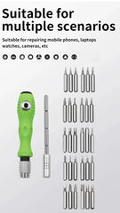 Mini 32-in-1 Precision Screwdriver Set Magnetic Phillips Bits Multifunctional Hand Repair Tool Kit for Phone Watch Glasses PC Mini 32-in-1 Precision Screwdriver Set Magnetic Phillips Bits Multifunctional Hand Repair Tool Kit for Phone Watch Glasses PC