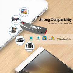 Lenovo USB 3.0 Flash Drives 2TB High Speed Pen Drive 1TB Metal Waterproof Usb Pendrive 512GB TYPE-C Memoria Usb Stick Smart Home Lenovo USB 3.0 Flash Drives 2TB High Speed Pen Drive 1TB Metal Waterproof Usb Pendrive 512GB TYPE-C Memoria Usb Stick Smart Home