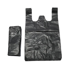 100PCS Black Vest Plastic Bag Kitchen Living Room Clean Garbage Storage Bag Takeaway Shopping Packing Garbage with Handle Bag 100PCS Black Vest Plastic Bag Kitchen Living Room Clean Garbage Storage Bag Takeaway Shopping Packing Garbage with Handle Bag