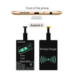 Wireless Charger Receiver Phone Charger Coil USB-C For iPhone 5 5s 6 6s 7 7 Plus Xiaomi Samsung Micro USB Type C Fast Receptor Wireless Charger Receiver Phone Charger Coil USB-C For iPhone 5 5s 6 6s 7 7 Plus Xiaomi Samsung Micro USB Type C Fast Receptor