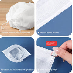 10Pcs Set Shoe Dust Covers Non-Woven Dustproof Drawstring Clear Storage Bag Travel Pouch Shoe Bags Drying Shoes Protect 10Pcs Set Shoe Dust Covers Non-Woven Dustproof Drawstring Clear Storage Bag Travel Pouch Shoe Bags Drying Shoes Protect