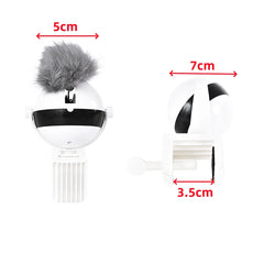 1Pc Fun Lifting Ball Electric Motion Cat Toy With Automatic Retractable Cat Teasing Ball Rotating Interactive Puzzle Pet Toys 1Pc Fun Lifting Ball Electric Motion Cat Toy With Automatic Retractable Cat Teasing Ball Rotating Interactive Puzzle Pet Toys