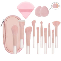 10 color Mini makeup brush Travel portable Makeup Tool Makeup Puff - Palm Brush Professional Makeup tool set Christmas gift 10 color Mini makeup brush Travel portable Makeup Tool Makeup Puff - Palm Brush Professional Makeup tool set Christmas gift