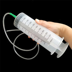100/300/550ml Large Capacity Syringes Reusable Needle Barrel Oil Pump With 1m Hose For Pet Feeding Measuring Pump Vacuum Syringe 100/300/550ml Large Capacity Syringes Reusable Needle Barrel Oil Pump With 1m Hose For Pet Feeding Measuring Pump Vacuum Syringe