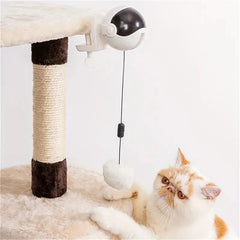 1Pc Fun Lifting Ball Electric Motion Cat Toy With Automatic Retractable Cat Teasing Ball Rotating Interactive Puzzle Pet Toys 1Pc Fun Lifting Ball Electric Motion Cat Toy With Automatic Retractable Cat Teasing Ball Rotating Interactive Puzzle Pet Toys