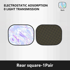 SEAMETAL Electrostatic Sun Visor for Car Side Window 4-Layer Sun Shade Curtains Anti-Glare UV-Blocker Auto Sun Protection Cover SEAMETAL Electrostatic Sun Visor for Car Side Window 4-Layer Sun Shade Curtains Anti-Glare UV-Blocker Auto Sun Protection Cover