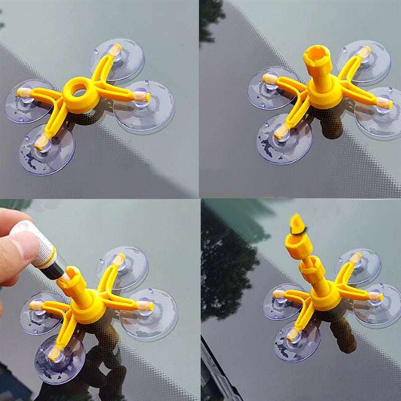 Windshield Repair Kit Quick Fix Car Cracked Glass Windscreen Resin Sealer DIY Auto Window Screen Polishing Windshield Repair Kit Quick Fix Car Cracked Glass Windscreen Resin Sealer DIY Auto Window Screen Polishing