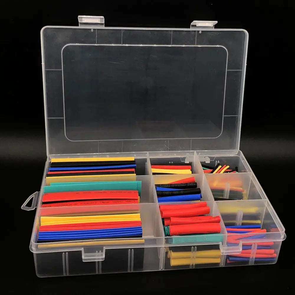 127-750pcs Heat-shrink Tubing Thermoresistant Tube Heat Shrink Wrapping Kit Electrical Connection Wire Cable Insulation Sleeving 127-750pcs Heat-shrink Tubing Thermoresistant Tube Heat Shrink Wrapping Kit Electrical Connection Wire Cable Insulation Sleeving