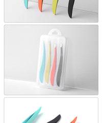 1-4 pcs Colorful New Arrival Professional Stainless Steel Tweezer Eyebrow Face Nose Hair Clip Remover Tool Banana Clip 1-4 pcs Colorful New Arrival Professional Stainless Steel Tweezer Eyebrow Face Nose Hair Clip Remover Tool Banana Clip