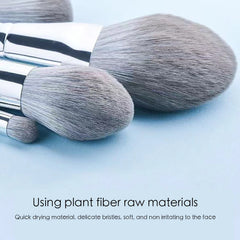 14pcs Silver Makeup Brushes Set Powder Grey Blush Concealer Foundation Eyeshadow Eyeliner Eye Cosmetics Face Beauty Tools 14pcs Silver Makeup Brushes Set Powder Grey Blush Concealer Foundation Eyeshadow Eyeliner Eye Cosmetics Face Beauty Tools