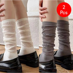 1/2 Pairs Women Lolita Thin Mid Length Socks Are Comfortable Breathable Knee-socks Lace Casual Soft Solid Simple Vertical Socks 1/2 Pairs Women Lolita Thin Mid Length Socks Are Comfortable Breathable Knee-socks Lace Casual Soft Solid Simple Vertical Socks