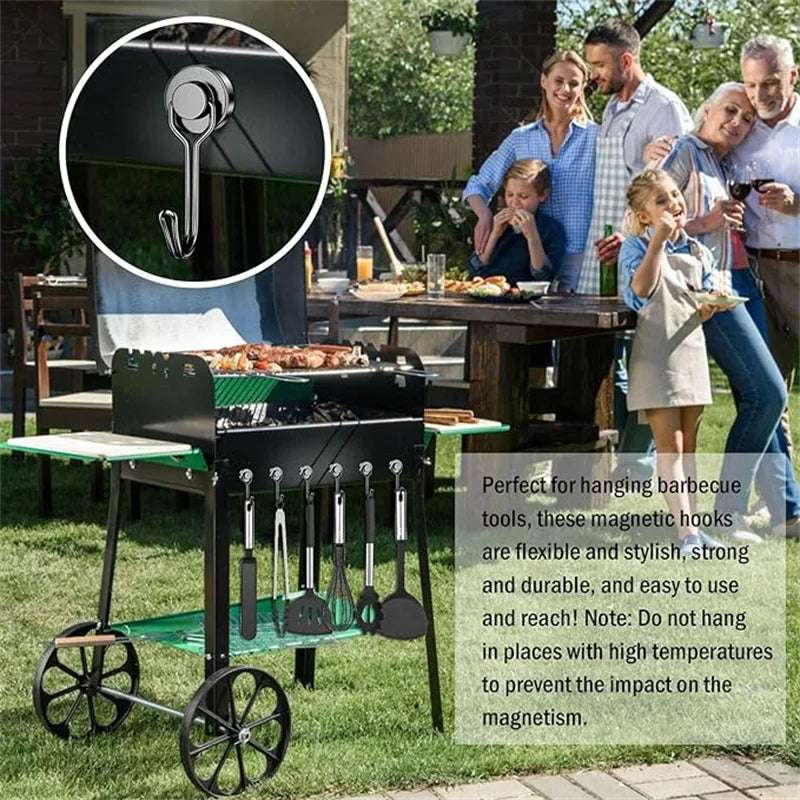 20pcs black Magnetic Hooks Cruis Heavy Duty Neodymium Rare Earth Magnetic Hangers, Extra Strong Magnets with Hook for Hanging, R 20pcs black Magnetic Hooks Cruis Heavy Duty Neodymium Rare Earth Magnetic Hangers, Extra Strong Magnets with Hook for Hanging, R