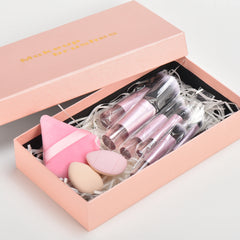 10 color Mini makeup brush Travel portable Makeup Tool Makeup Puff - Palm Brush Professional Makeup tool set Christmas gift 10 color Mini makeup brush Travel portable Makeup Tool Makeup Puff - Palm Brush Professional Makeup tool set Christmas gift