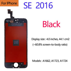 Mumzar iPhone 7 LCD screen replacement black front assembly for SE 2016 models A1662 A1723 A1724 Mumzar iPhone 7 LCD screen replacement black front assembly for SE 2016 models A1662 A1723 A1724