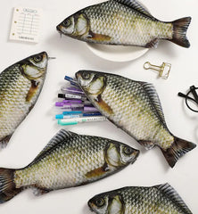 1pc Creative and Quirky Gift Simulated Fish Pen Bag Simulated Crucian Carp Stationery Bag 1pc Creative and Quirky Gift Simulated Fish Pen Bag Simulated Crucian Carp Stationery Bag