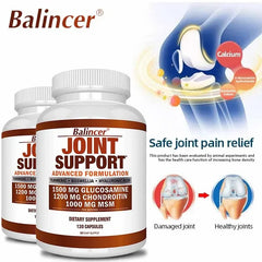 60/120 Glucosamine & Chondroitin & MSM 3-in-1 Capsules - Joint Health Support Supplement - Non-GMO, Vegetarian Capsules 60/120 Glucosamine & Chondroitin & MSM 3-in-1 Capsules - Joint Health Support Supplement - Non-GMO, Vegetarian Capsules