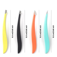 1-4 pcs Colorful New Arrival Professional Stainless Steel Tweezer Eyebrow Face Nose Hair Clip Remover Tool Banana Clip 1-4 pcs Colorful New Arrival Professional Stainless Steel Tweezer Eyebrow Face Nose Hair Clip Remover Tool Banana Clip