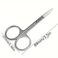 1-Pack Stainless Steel Eyebrow Scissors Facial Hair Small Grooming Scissors - Unisex Eyebrow, Nose Hair And Beard Trimming Sciss 1-Pack Stainless Steel Eyebrow Scissors Facial Hair Small Grooming Scissors - Unisex Eyebrow, Nose Hair And Beard Trimming Sciss