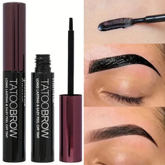 1pc Tattoo Peel Off Eyebrow Gel Tint, Semi Permanent Brow Tint, Waterproof, Transfer-proof, For Fuller & Defined Looking Brows 1pc Tattoo Peel Off Eyebrow Gel Tint, Semi Permanent Brow Tint, Waterproof, Transfer-proof, For Fuller & Defined Looking Brows
