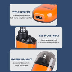 2 In 1 Electric Portable Ear And Nose Hair Trimmer Clipper 2024 Professional Painless Portable Eyebrow For Men 2 In 1 Electric Portable Ear And Nose Hair Trimmer Clipper 2024 Professional Painless Portable Eyebrow For Men