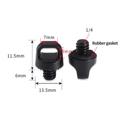 1/4 Inch Lanyard Screw D Ring Handle Shoulder Strap Mount Adapter Digital Camera Photo Studio Accessories for SLR Camera Tripod 1/4 Inch Lanyard Screw D Ring Handle Shoulder Strap Mount Adapter Digital Camera Photo Studio Accessories for SLR Camera Tripod