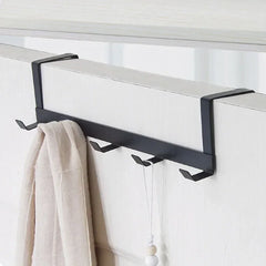 No Punching 5 Hooks Door Rear Hook Wrought Iron Clothes Bag Hanger Hat Sundries Storage Rack Hanger Home Bathroom Organizer No Punching 5 Hooks Door Rear Hook Wrought Iron Clothes Bag Hanger Hat Sundries Storage Rack Hanger Home Bathroom Organizer