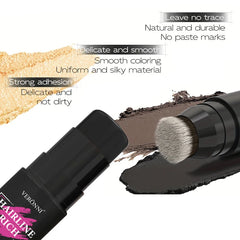1pc Hairline Filling Cream Stick,Waterproof Matte Finish, Enhances Coverage,for Gray Roots & Thinning Hair Concealer with Brush 1pc Hairline Filling Cream Stick,Waterproof Matte Finish, Enhances Coverage,for Gray Roots & Thinning Hair Concealer with Brush