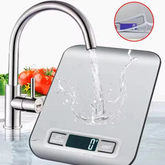 Digital Kitchen Scale LED Display 5kg/1g Stainless Steel Panel Electronic Scales Home Jewelry Food Snacks Weighing Baking Tools Digital Kitchen Scale LED Display 5kg/1g Stainless Steel Panel Electronic Scales Home Jewelry Food Snacks Weighing Baking Tools