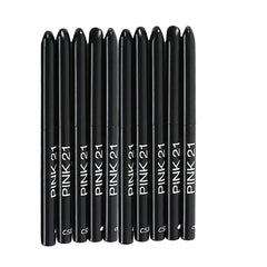 10Pcs Long-Lasting Black Eyeliner Pencils -Waterproof, Sweatproof and Smudge-Proof with Easy Twist  Eyeliner Pencils 10Pcs Long-Lasting Black Eyeliner Pencils -Waterproof, Sweatproof and Smudge-Proof with Easy Twist  Eyeliner Pencils