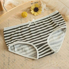 Kawaii Lolita Girls Japanese Anime Style Cosplay Women Panties Briefs With Bow Underwears Underpants Blue Pink White Stripe Gift Kawaii Lolita Girls Japanese Anime Style Cosplay Women Panties Briefs With Bow Underwears Underpants Blue Pink White Stripe Gift