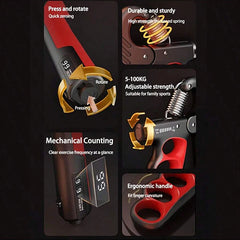 5-60/100/150kg Grip Strength Gym Wrist Expander Hand Strengthener Adjustable Muscle Recovery Fitness Hand Strength Exercise 5-60/100/150kg Grip Strength Gym Wrist Expander Hand Strengthener Adjustable Muscle Recovery Fitness Hand Strength Exercise