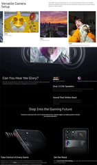 Global Version Redmagic 10S Pro NX789J Snapdragon 8 Elite Leading Version 6.853" Q9+ 144Hz AMOLED 50*2+2+16MP 7050mAh 80W NFC Global Version Redmagic 10S Pro NX789J Snapdragon 8 Elite Leading Version 6.853" Q9+ 144Hz AMOLED 50*2+2+16MP 7050mAh 80W NFC