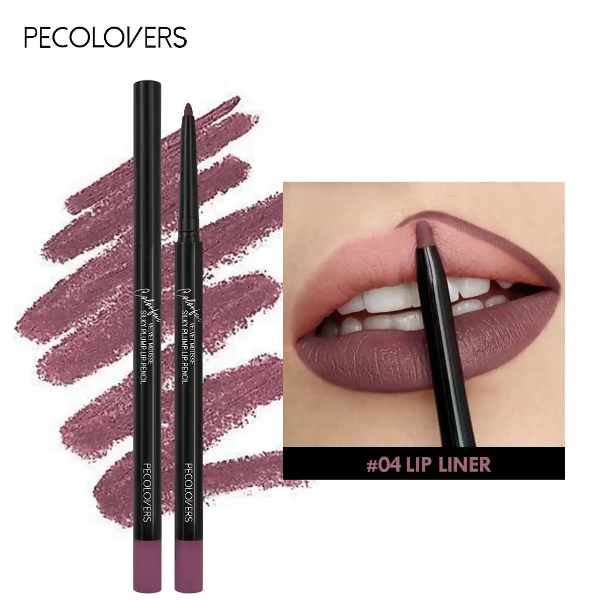 Waterproof Matte Lipliner Pencil Red Contour Tint Lipstick Long Lasting Non-stick Cup Moisturising Lips Makeup 12 Colors Waterproof Matte Lipliner Pencil Red Contour Tint Lipstick Long Lasting Non-stick Cup Moisturising Lips Makeup 12 Colors