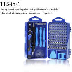 115 in 1 Multifunctional Precision Magnetic Screwdriver Set Computer PC Mobile Phone Equipment Repair Screwdrive Kit Hand Tools 115 in 1 Multifunctional Precision Magnetic Screwdriver Set Computer PC Mobile Phone Equipment Repair Screwdrive Kit Hand Tools